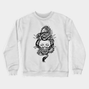 Geisha by Digent.ink Crewneck Sweatshirt